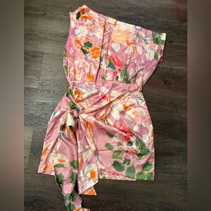 Sage + Paige satin floral Cocktail Dress NWT L